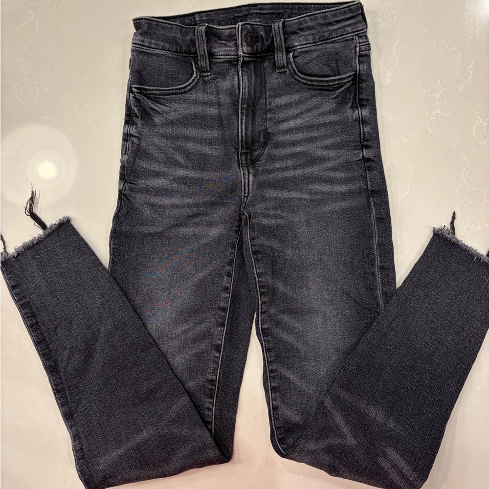 American Eagle Outfitters Gray Super Stretch Jeans